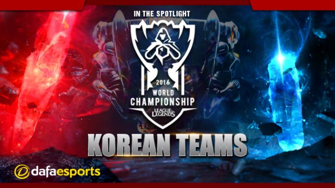 LoL World Championship 2016 Korean Team