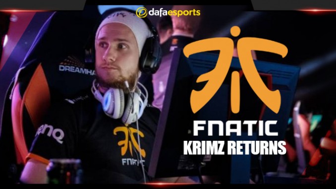 KRiMZ returns to Fnatic
